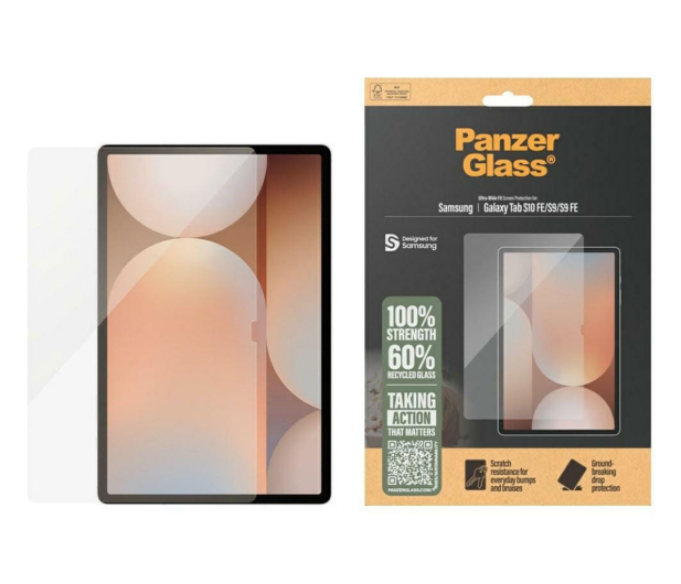 PanzerGlass Ultra-Wide Fit do Samsung Galaxy Tab S10 FE/S9/S9 FE - 1538931 - zdjęcie